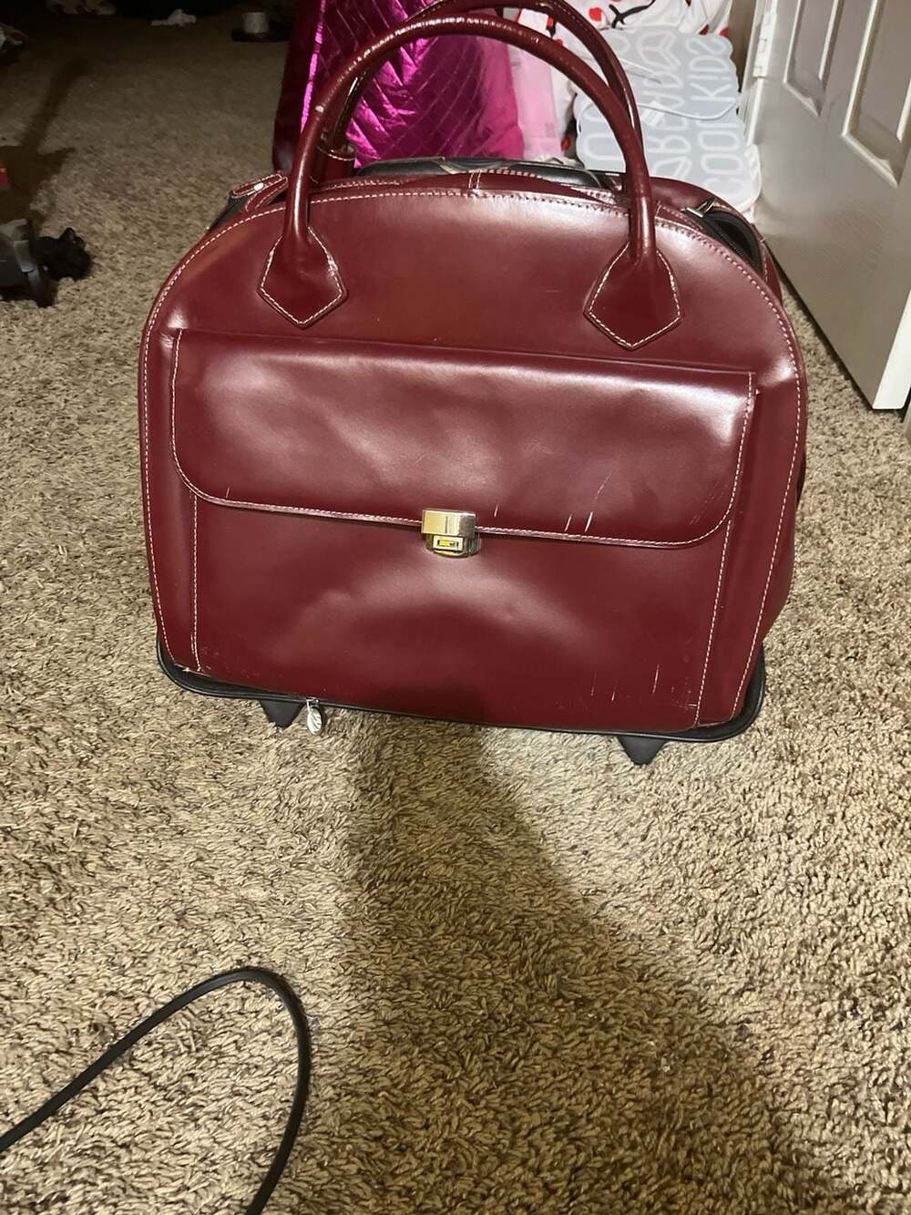 McKlein Lakewood, 15" Fly-Through Checkpoint-Friendly Ladies Laptop Briefcase -